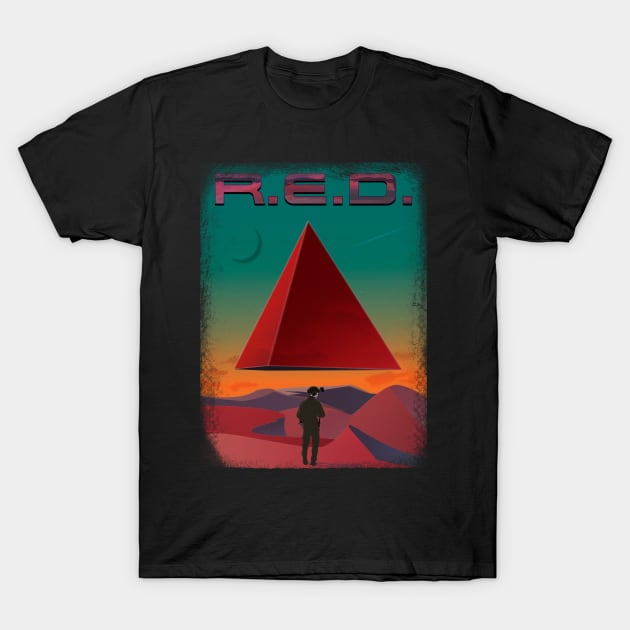 Red friday poster art T-Shirt by Prog Art N